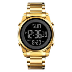 Waterproof Digital Sports Watch for Men Stainless Steel