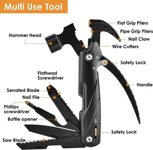 All In One Multitool Survival The Claw Hammer Martelos Camping Chipping Mallet Marteau Hammer