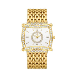 Women's Crystal Gold Bracelet Watch 28mm