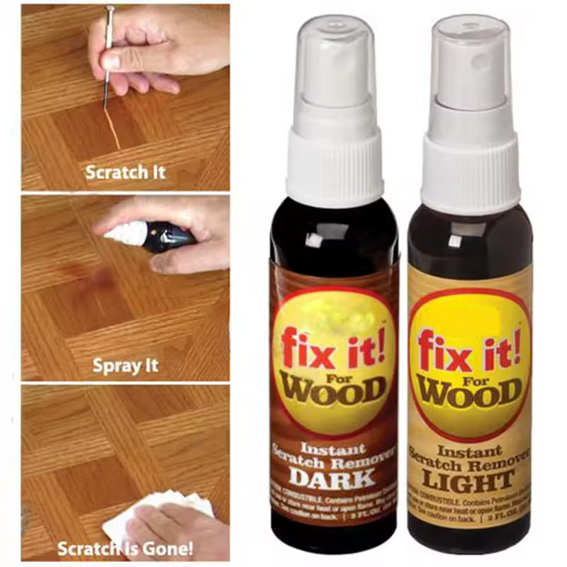 2Pcs Hardwood Floor Scratch Repair Spray (Dark & Light) 251800