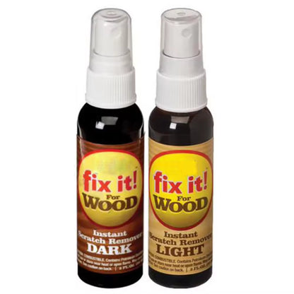 Set of 2 Hardwood Floor Scratch Repair Spray (Dark & Light)