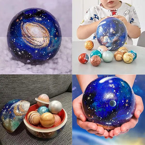 Wooden Solar System - Cosmos Learning Game Toy