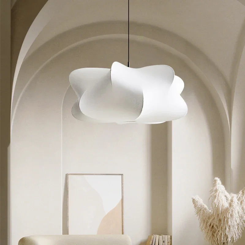 Wabi Sabi Japanese Style Silk Hanging Pendant Lamp 9957105271130-1