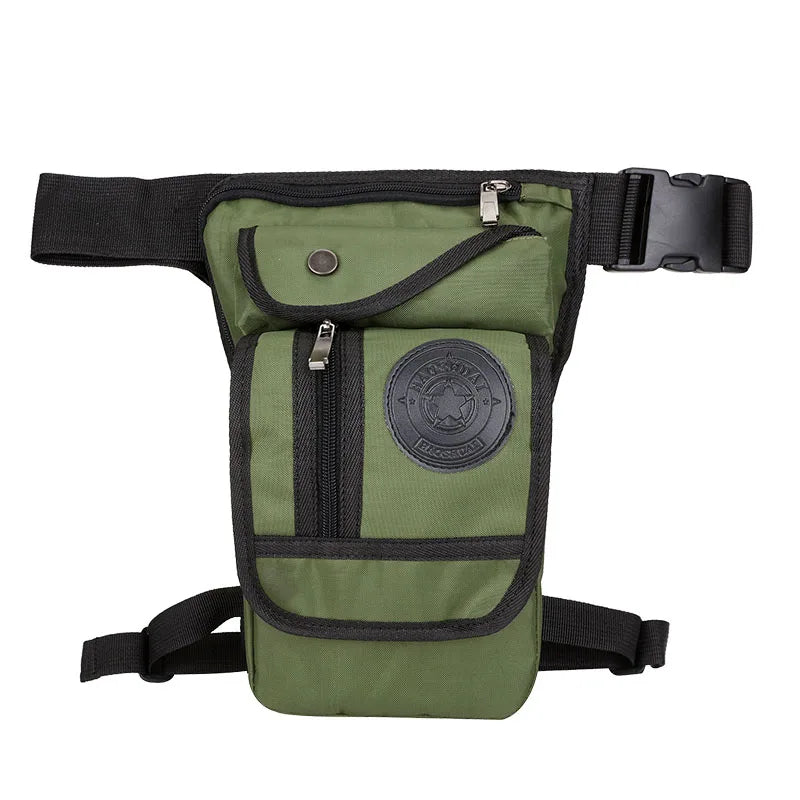 Outdoor Canvas Drop Leg Bag - Multi-Purpose Motorcycle Outdoor Travel, Hip Bag, Hiking, Climbing, Thigh Bag 7069733355718-1