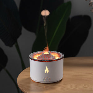 Vaccap Volcano Flame Humidifier Oil Jellyfish Aroma Diffuser Spray