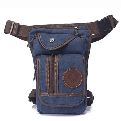 Outdoor Canvas Drop Leg Bag - Multi-Purpose Motorcycle Outdoor Travel, Hip Bag, Hiking, Climbing, Thigh Bag 7069733355718-1