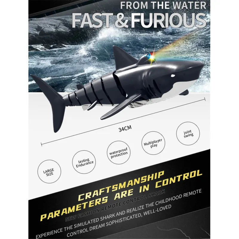 Remote-Control Shark Splash Set