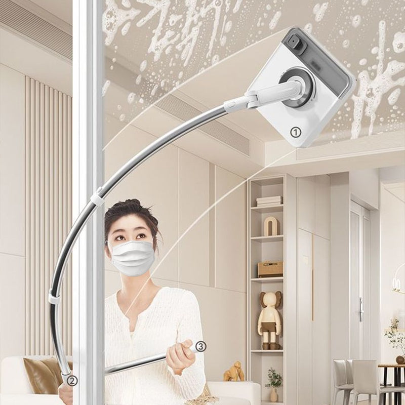 Extendable Window Cleaner With Durable Sponge Head 11690571596044-1