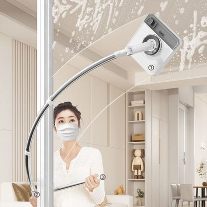 Extendable Window Cleaner With Durable Sponge Head 11690571596044-1