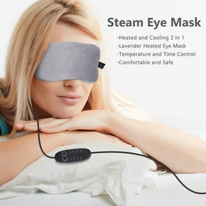 Four Speed Temperature Control Of Rechargeable Heating Steam Compress Eye