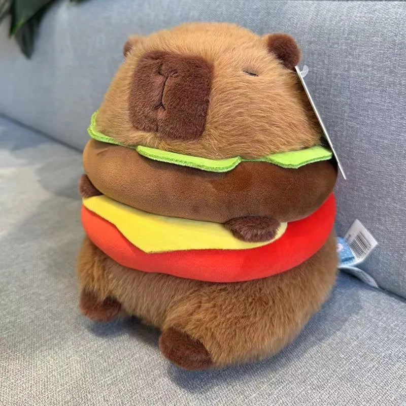 Capybara Burger Stuffed Animal