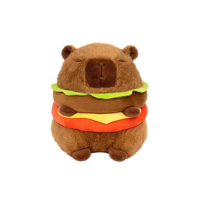 Capybara Burger Stuffed Animal