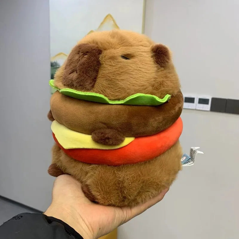 Capybara Burger Stuffed Animal