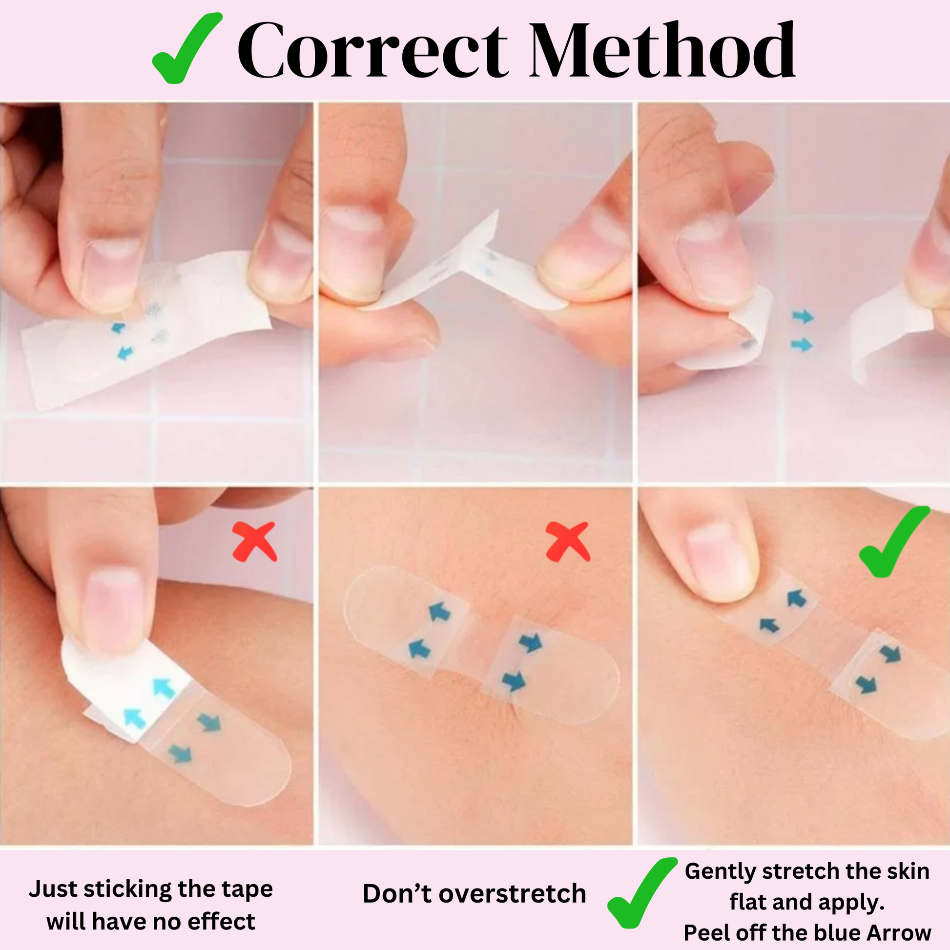 Invisible Lifting Tape Defines Facial Contours Creating Firmer Appearance Throughout Wear 8719079047410-1