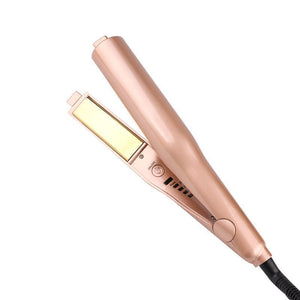 2-In-1 Hair Straightener And Curler With Ceramic Plates