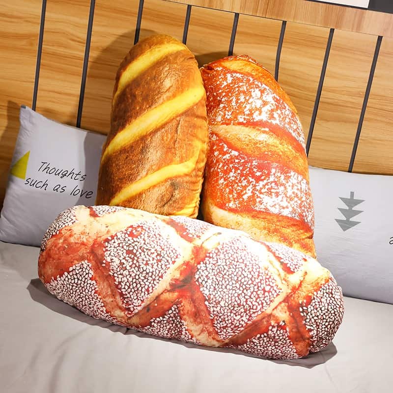 Cute Bread Plush Pillow