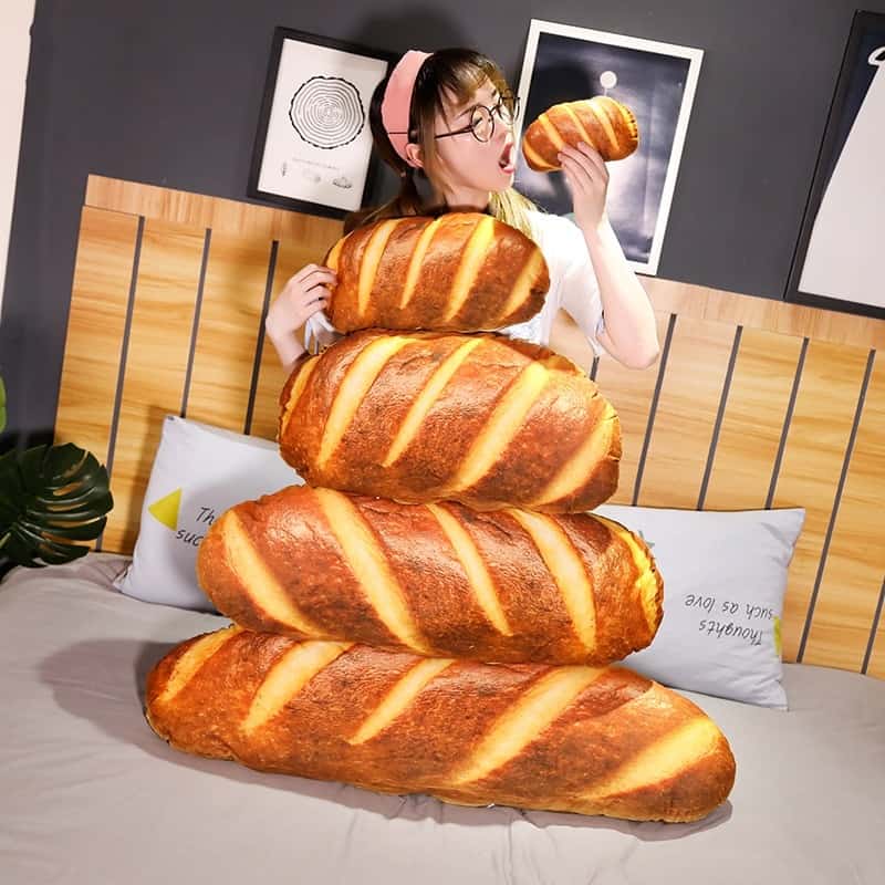 Cute Bread Plush Pillow