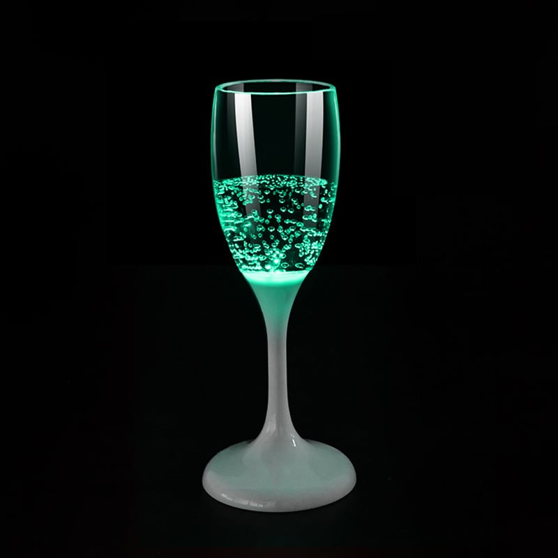 LED Wine Glasses | Light-Up Drinkware with 6 Colors | Liquid-Activated | Reusable Party Cups 4–8oz 15146748510534-1