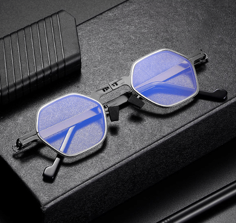 Titanium Foldable Reading Glasses For Lightweight Screwless Comfort 8418773368963-1