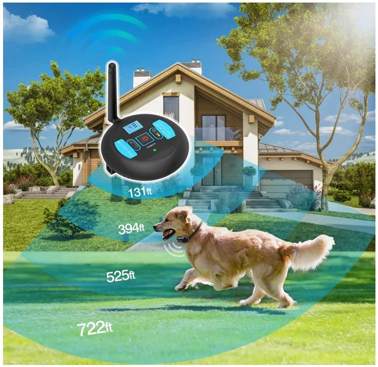 2-In-1 Wireless Dog Fence &Amp; Outdoor Training Collar, Dog Containment System