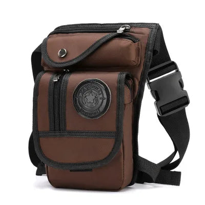 Outdoor Canvas Drop Leg Bag - Multi-Purpose Motorcycle Outdoor Travel, Hip Bag, Hiking, Climbing, Thigh Bag 7069733355718-1