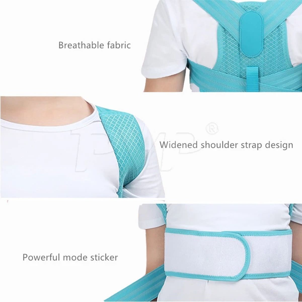 Adjustable Orthopedic Back Support for Teenagers with Posture Correction Belt Brace 343706