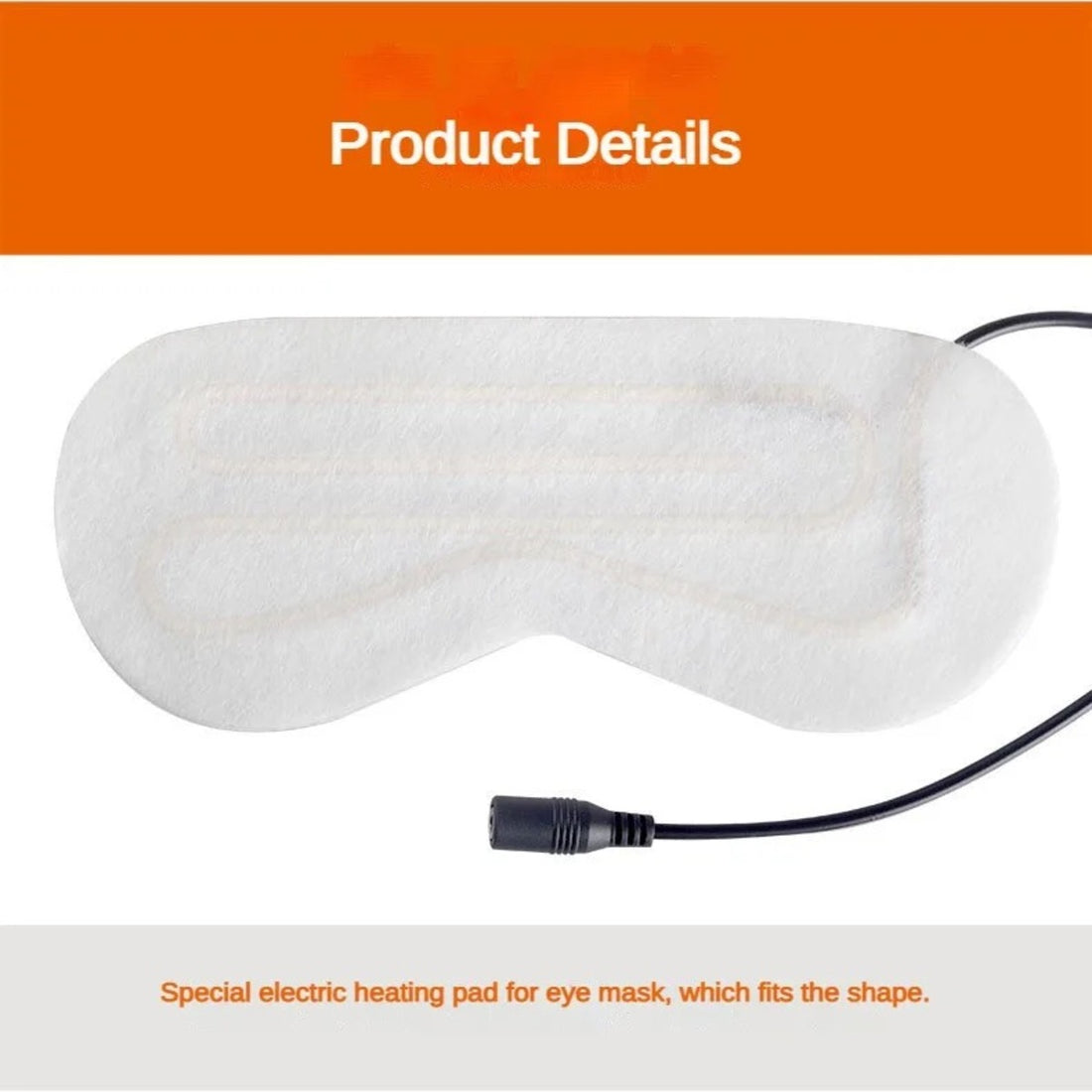 Heated Eye Mask USB Electric Warm Compress for Eye Fatigue Relief 342864