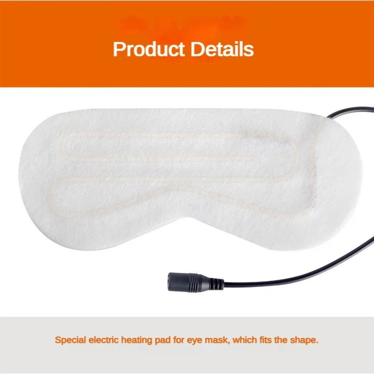 Heated Eye Mask USB Electric Warm Compress for Eye Fatigue Relief 342864