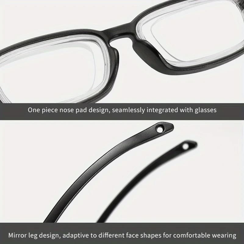 Adjustable Focus Eyeglasses TR90 Flexible Lightweight Multifocus Reading Glasses 251584