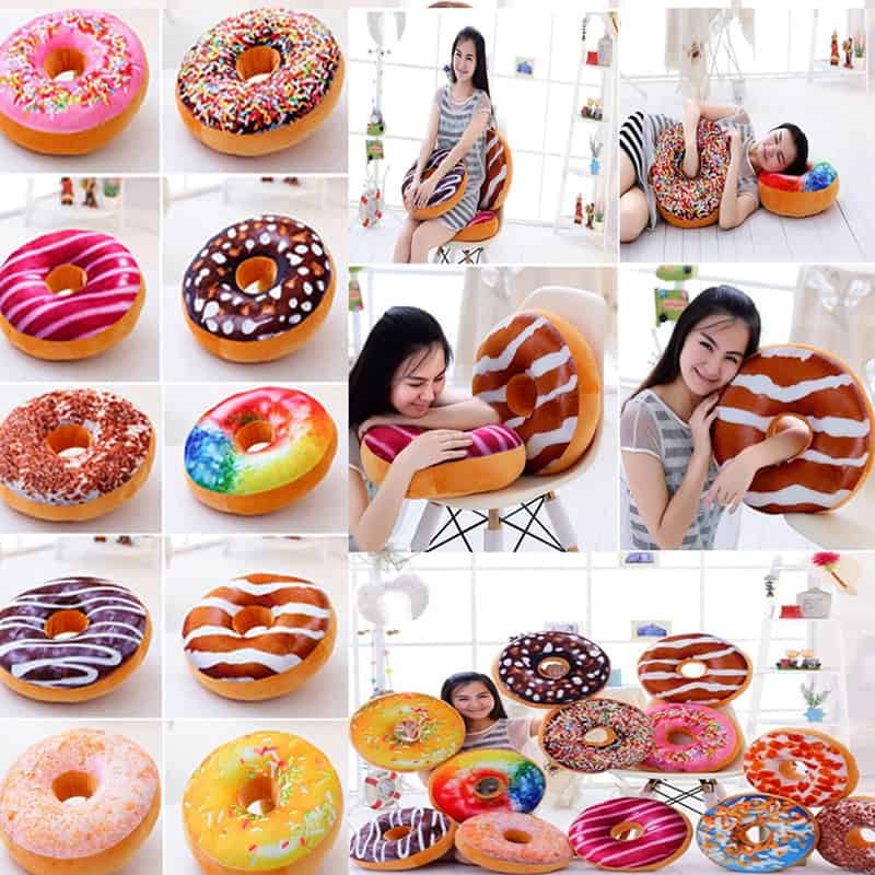 Donut Plush Pillow