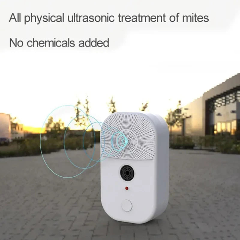 Ultrasonic Dust Mite, Bed Bug Repeller- Chemical-Free Solution