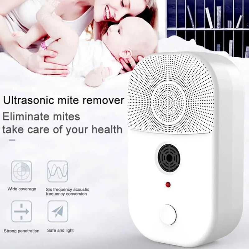 Ultrasonic Dust Mite, Bed Bug Repeller- Chemical-Free Solution