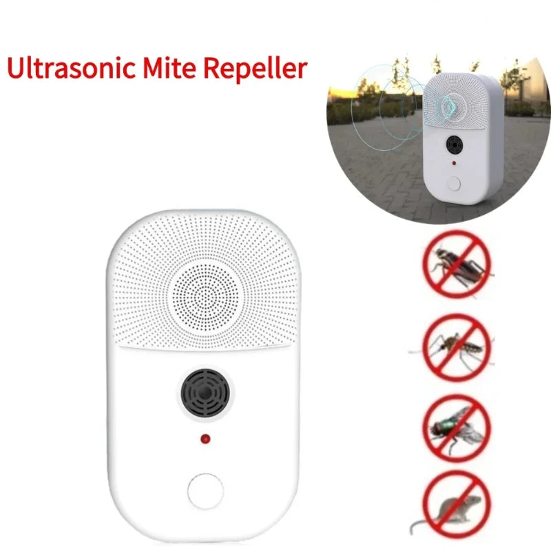 Ultrasonic Dust Mite, Bed Bug Repeller- Chemical-Free Solution