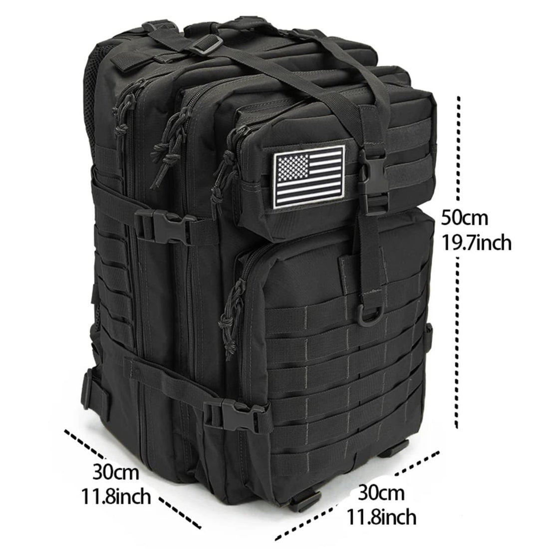 Military Tactical Backpacks For Hiking And Heavy Duty Use 1005006260044590_30L _Black