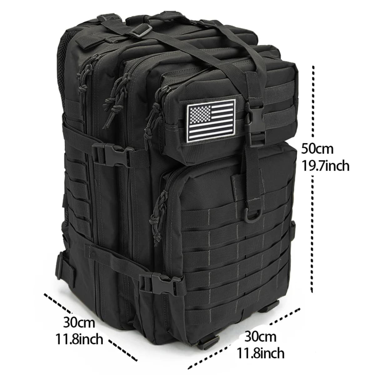 Military Tactical Backpacks For Hiking And Heavy Duty Use 1005006260044590_30L _Black