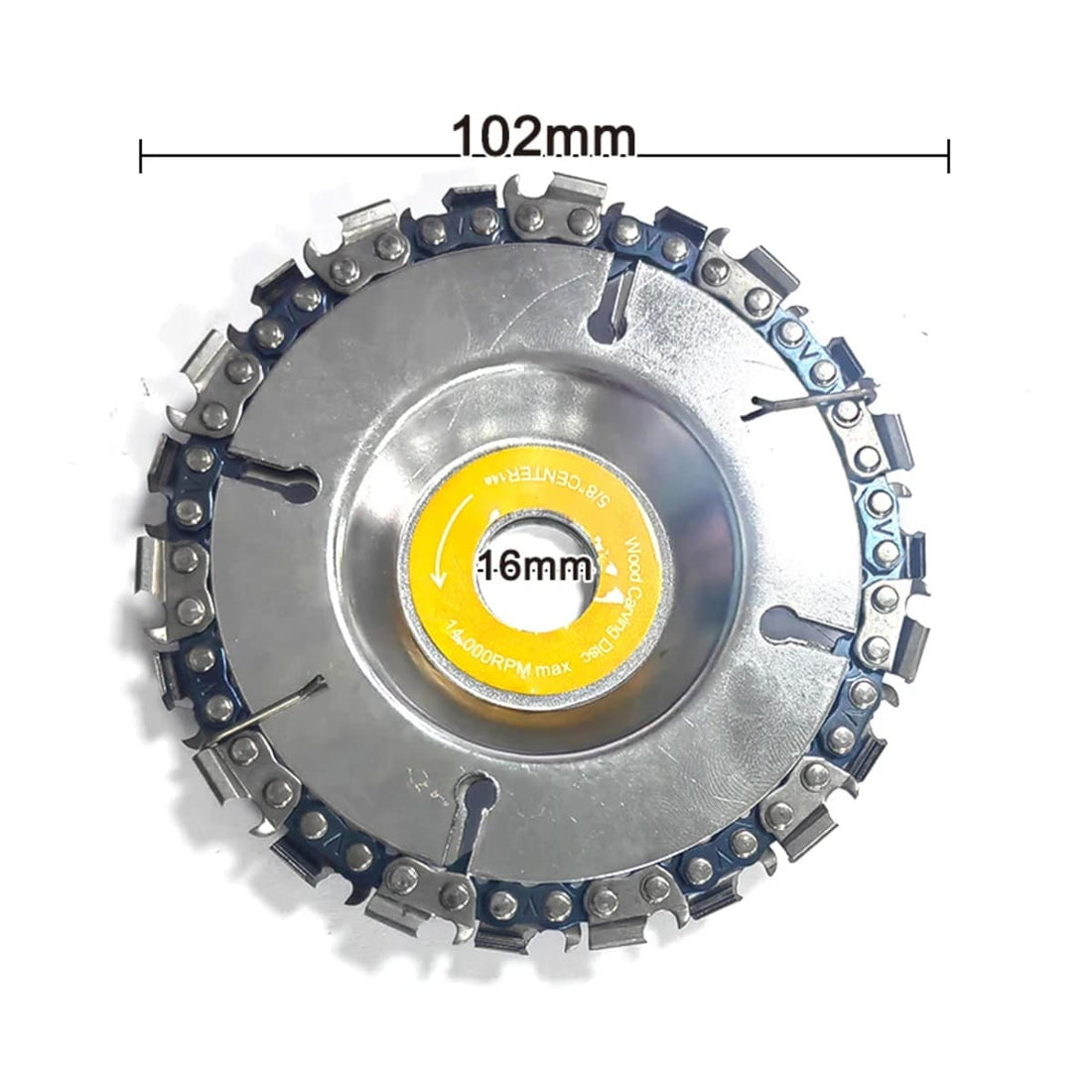 Chainsaw Wood Carving Disc for Angle Grinder - Circular Cutting Blade 260957