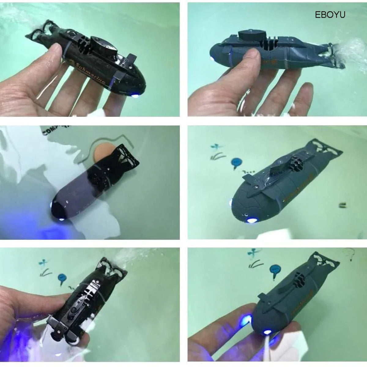 Electric Remote Control Submarine for Pool - Underwater mini Toy