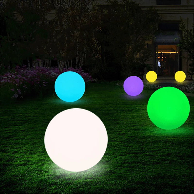 Large LED Glow Ball Night Light – 16-Color Remote Control 347390