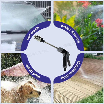 High Pressure Car Wash Sprayer - Adjustable Water Gun, Garden Hose Nozzle 160445