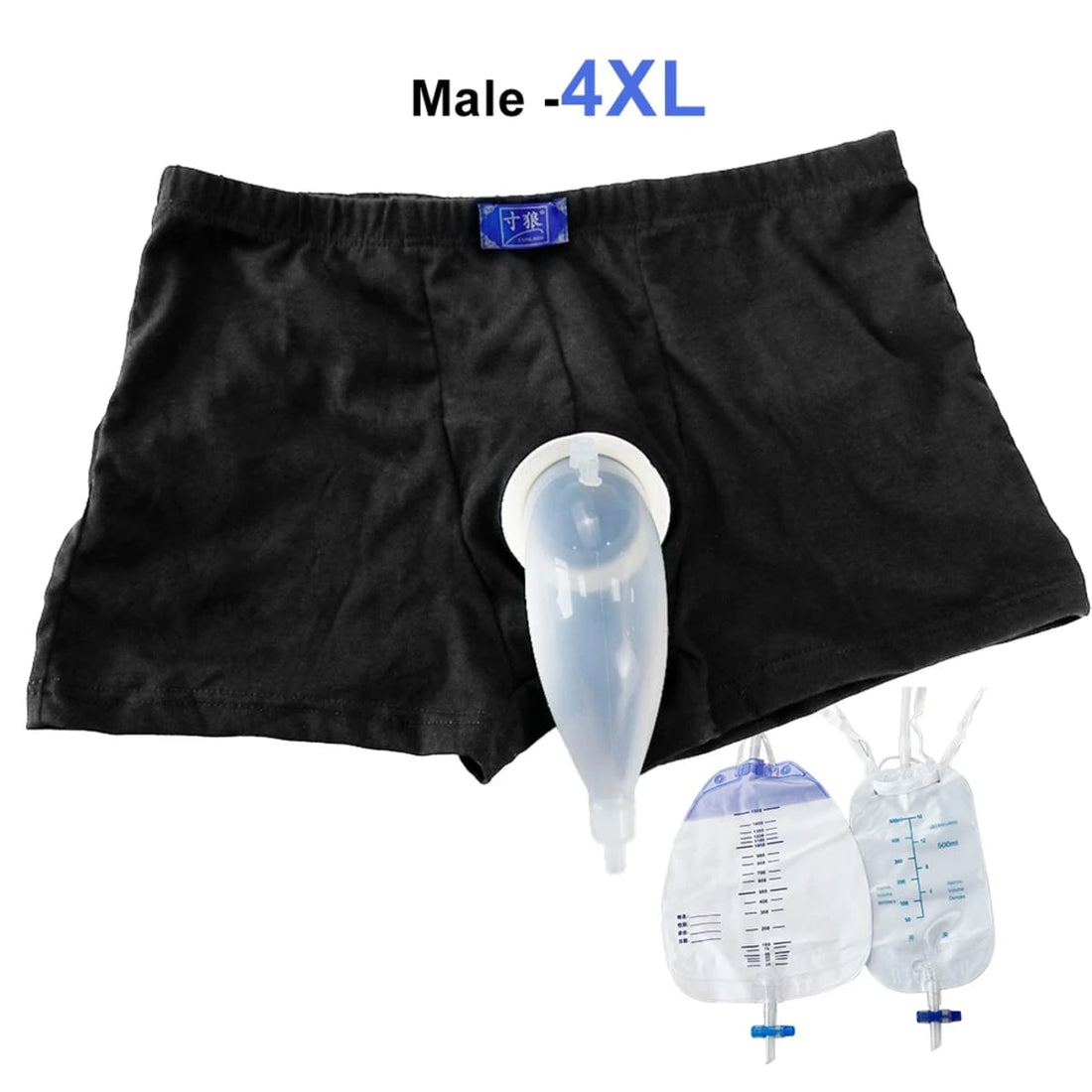 Male Leg Urine Bag - Wearable and Portable Collector 338944