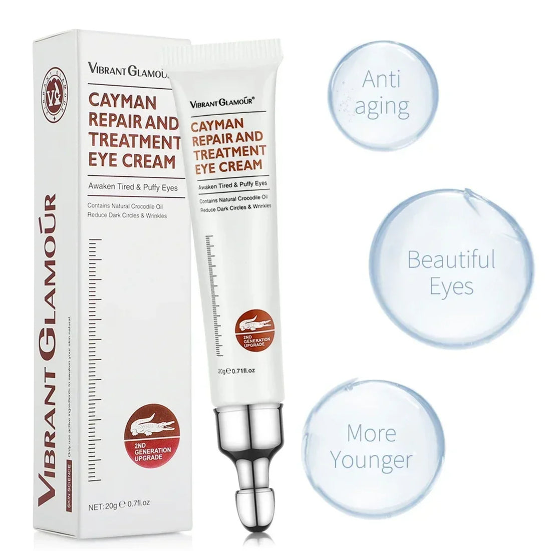 Moisturising Eye Cream for Dark Circles Wrinkles Collagen Repair Puffy Eyes 248903