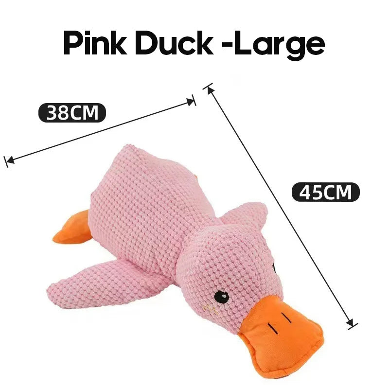 Calming Duck Dog Toy - Safe Chewable Pet Stuff Toy To Relieve Anxiety, Boredom, And Excess Energy 50549966-yellow-s