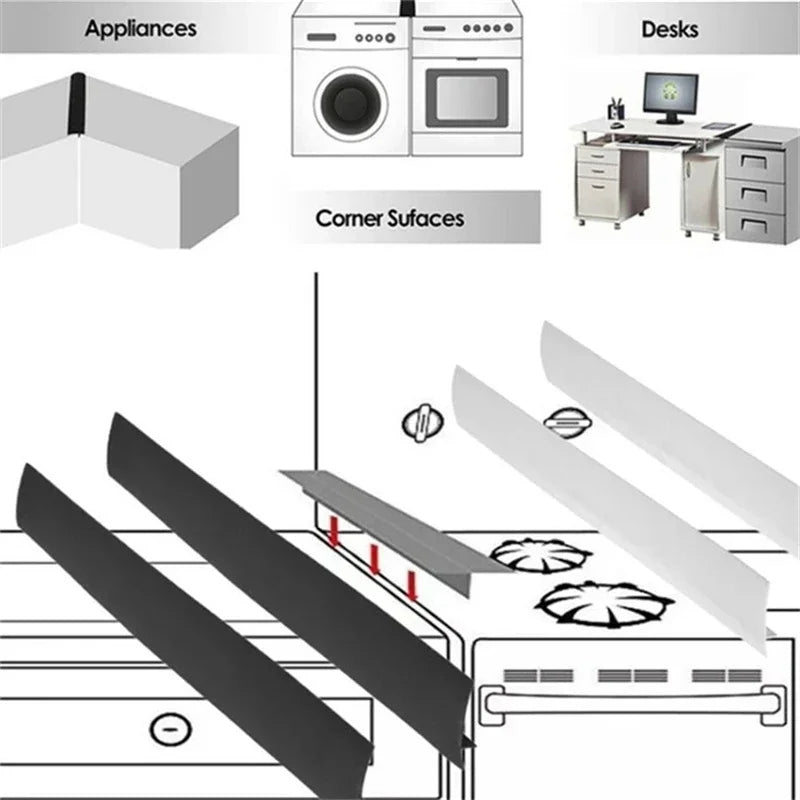 21-25 Inch Stove Counter Gap Covers – Silicone Seal Strip 256594