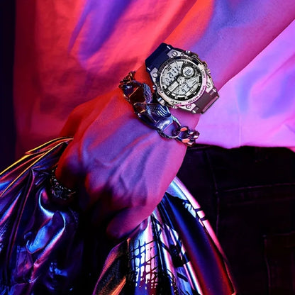 Men's Digital Sport Watch – Multifunction, Dual Display, Durable, with Alarm 1005001685780667-al