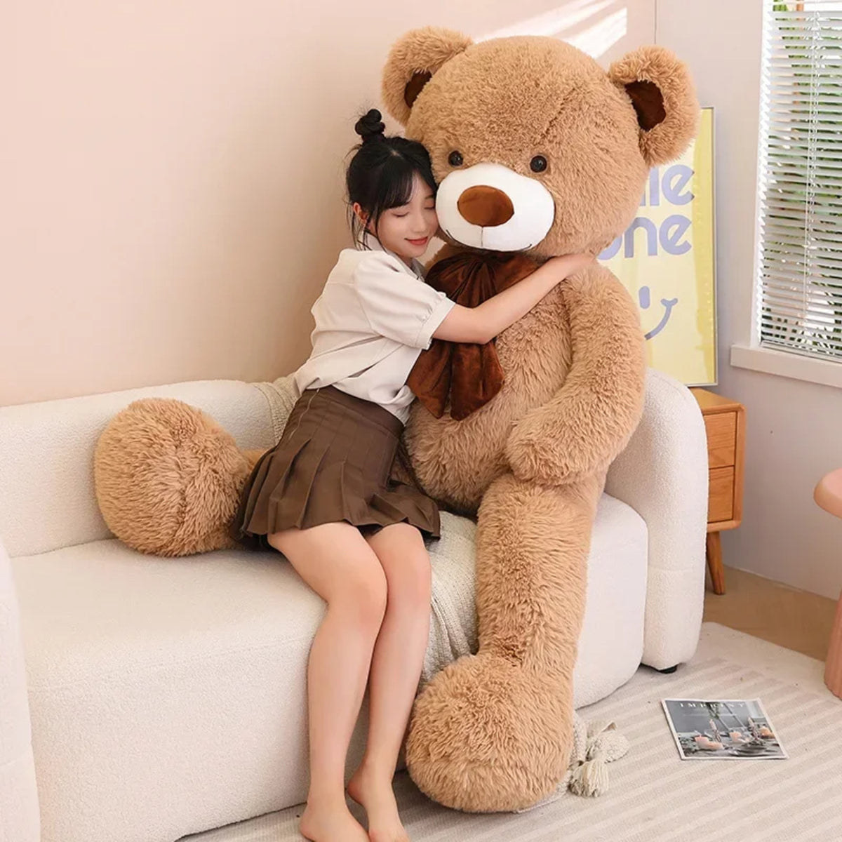 Soft Big Teddy Bear for Cuddling – Cute Plush Toy Gift 329257