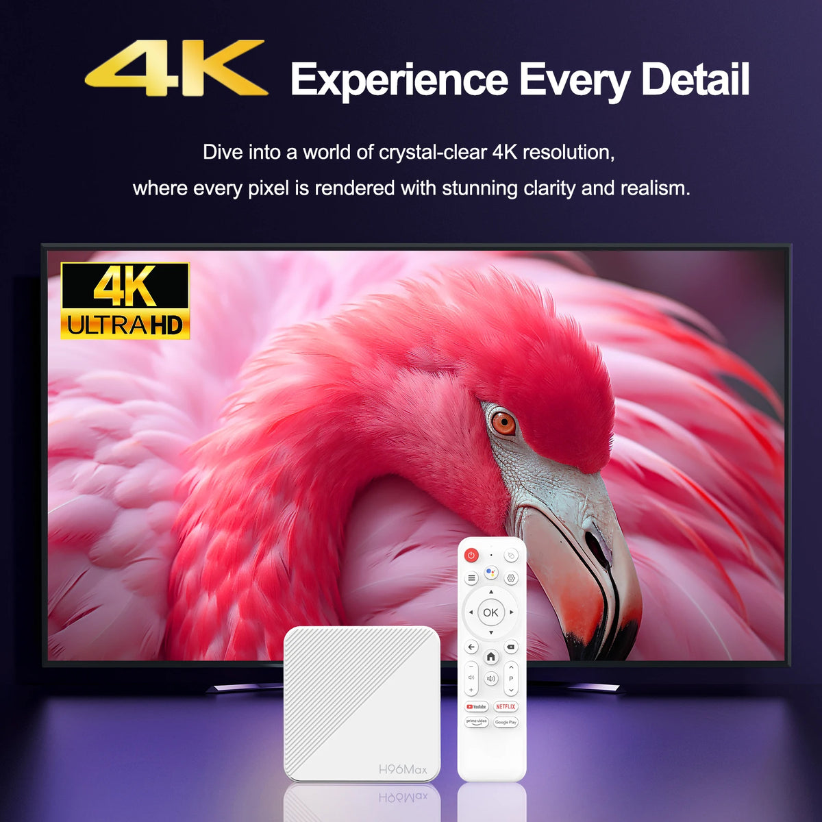 4K Smart TV Box for Movies - WiFi 6, Bluetooth 1005008051529449-al