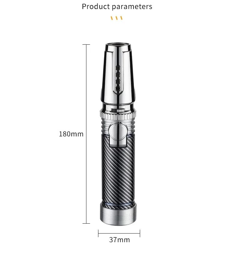 1300℃ Cooking Butane Torch Lighter for BBQ – Refillable and Windproof 221785