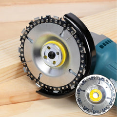 Chainsaw Wood Carving Disc for Angle Grinder - Circular Cutting Blade