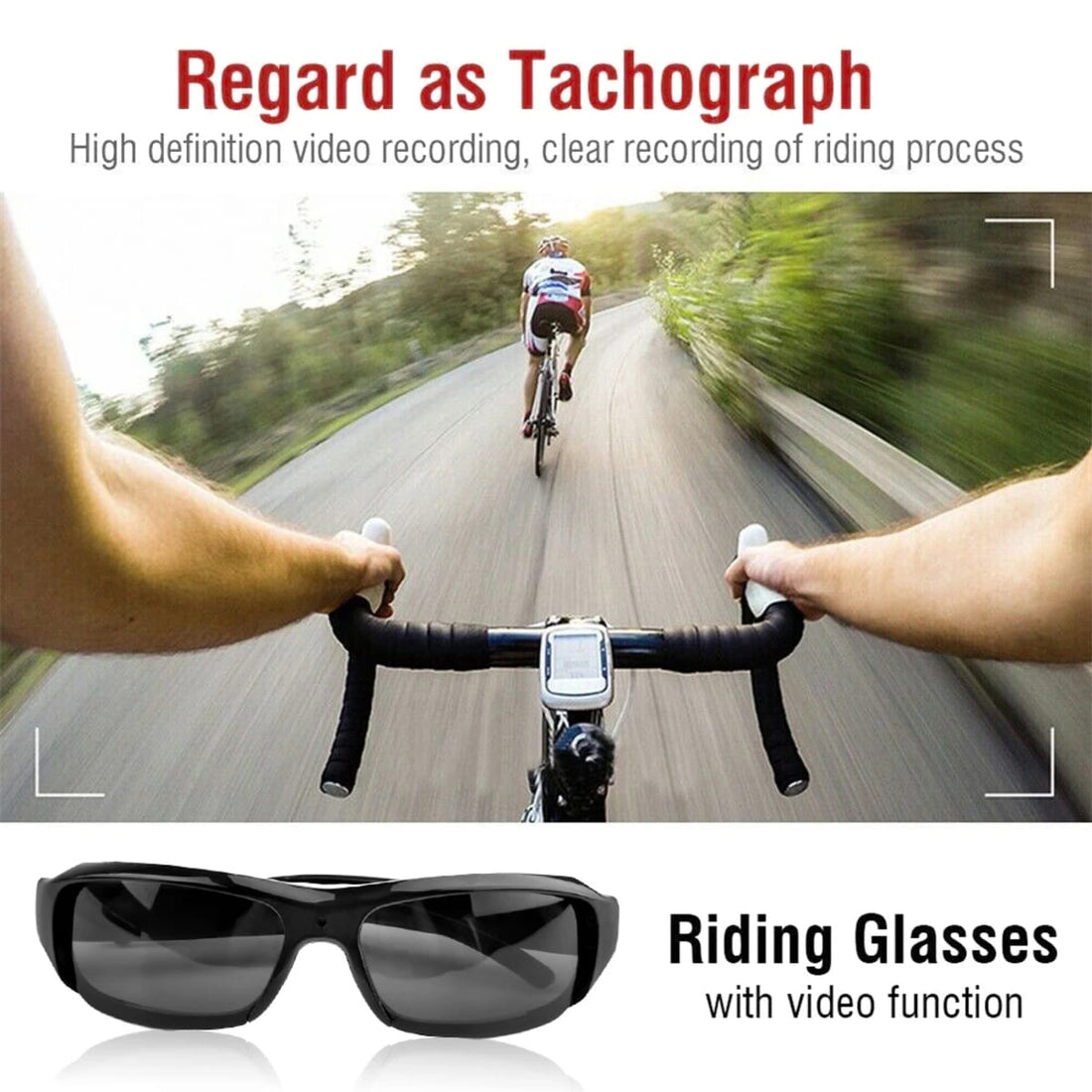 Professional Video Recording Eyeglasses - Full HD with Audio Recording 46898
