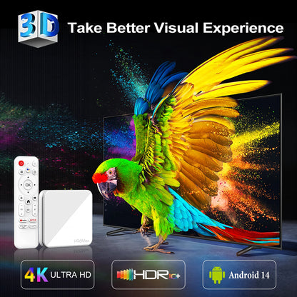 4K Smart TV Box for Movies - WiFi 6, Bluetooth 1005008051529449-al
